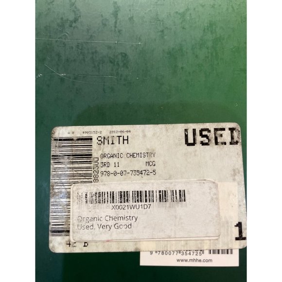 Organic Chemistry McGraw Hill Companies Hard Cover Third Edition 2011 - Picture 3 of 7